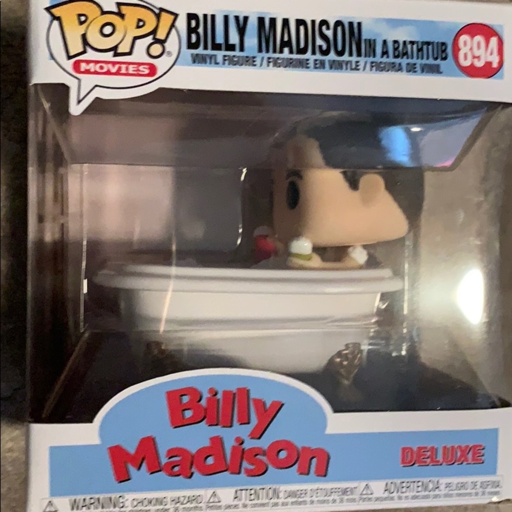 Billy Madison in a bathtub funko pop
